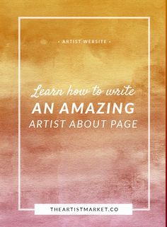 the words learn how to write an amazing article about page on a watercolor background