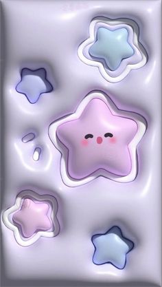 some little stars are in the shape of soap