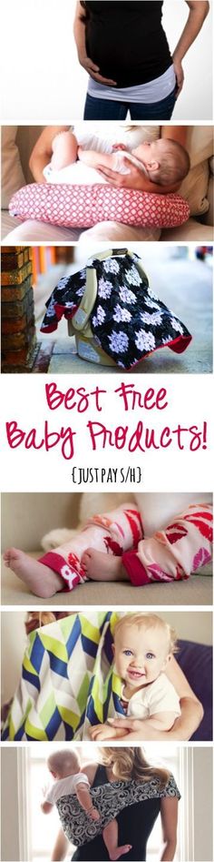 a woman holding a baby in her arms with the words best free baby products on it