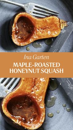 Ina Garten Maple-roasted Honeynut Squash Buttered Squash Recipes, Honeynut Squash Recipes Healthy, Maple Roasted Honeynut Squash, Delica Squash Recipes, Mixed Squash Recipes, Honey Butternut Squash Recipes, Koginut Squash Recipes