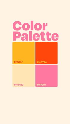 the color palette is shown with different colors