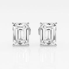 There's nothing more versatile than a pair of classic stud earrings. We love these princess cut lab grown diamond studs for every occasion, be it zoom meetings, brunch with friends or quiet evening dinner with your beau. Pick the size and color best suited to your ears in the color of gold that you fancy. Quiet Evening, Evening Dinner, Moissanite Bridal Sets, Moissanite Necklace, Solitaire Studs, Emerald Cut Diamond, Moissanite Earrings, Diamond Stud Earrings, Diamond Stud