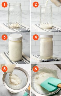 how to make homemade whipped cream in a mason jar with instructions for making the recipe