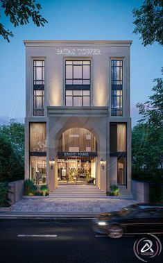 the entrance to batam tower, an upscale hotel in singapore