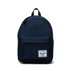 Classic for a reason. Simple and versatile, this backpack is designed for every day and is made with 100% recycled EcoSystem™ fabrics. Navy Blue Backpack, Herschel Classic Backpack, Herschel Bag, Navy Backpack, Herschel Backpack, 20l Backpack, Backpack Reviews, Herschel Supply, Herschel Supply Co