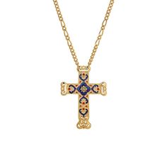 Live your faith beautifully with this Symbols of Faith Enamel Blue & Red Cross Pendant Necklace. Live your faith beautifully with this Symbols of Faith Enamel Blue & Red Cross Pendant Necklace. FEATURES Pendant length: 2.9 in. Chain length: 28 in. Clasp: lobster-claw Metal: alloy Material: enamel Finish: polished Not appropriate for children 14 years old and younger. Size: One Size. Gender: female. Age Group: adult. Symbols Of Faith, Cross Pendant Necklace, Red Cross, Blue Gender, Cross Pendant, Chain Lengths, Chain Length, Lobster Claw, Gender Female