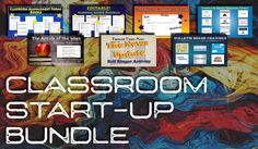 the classroom start - up bundle includes several books