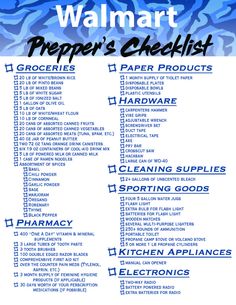 21 Point Prepper’s Checklist For Stocking Up at Your Grocery Store – M.D. Creekmore Prepper Binder, Emergency Preparedness Binder, Emergency Preparedness Items, Emergency Binder, Emergency Survival Kit