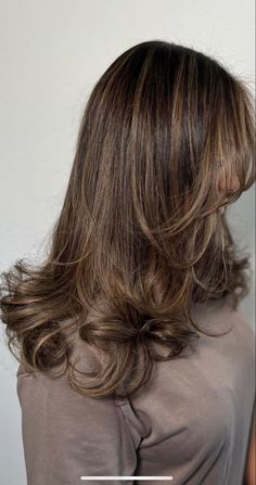 Gf Initial Haircut, Dark Brown Hair With Partial Highlights, Dark Blonde Highlights On Brown Hair, Brownish Hair, Partial Highlights, Black Hair Balayage, Brown Hair Inspo, Brunette Hair With Highlights, Dark Hair With Highlights