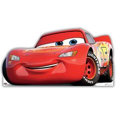 LIGHTNING MCQUEEN Cars 3 Cardboard Cutout Standup Standee - Front Mcqueen Cars 3, Mcqueen Cars, Jackson Storm, Cardboard Cutouts, Cardboard Cutout, Cars 3, Cars Movie, Disney Pixar Cars, Pixar Cars