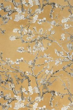 Gray And Yellow Aesthetic, Grey Yellow Aesthetic, Bujo Pictures, Winter Moodboard, Random Aesthetics, Vincent Van Gogh Paintings, Style Wallpaper, Almond Blossom