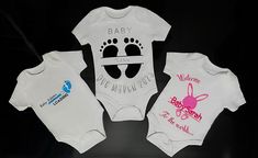 Welcome a baby into the world with a beautiful personalised body suit and let everybody know of your beautiful news! At the moment only white bodysuits available with any coloured text. Family Matching White Bodysuit For Gender Reveal, White Family Matching Bodysuit With Name Print, Customizable White Onesie For Gender Reveal, Customizable White Bodysuit For Gender Reveal, White Short Sleeve Bodysuit For Gender Reveal, White Bodysuit, Your Beautiful, Gender Neutral Baby, Body Suit