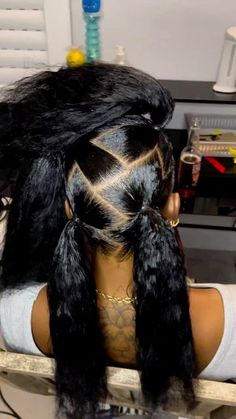 Big Knotless, Braids For Women, 2024 Hairstyles, Black Hair Video, 4 Braids, Big Box Braids, Braided Hairstyles For Teens, Hair Ponytail