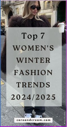 Discover the latest 2024/2025 winter fashion trends for women! From textured coats to chic leather pieces, and rich burgundy hues to playful leopard prints, this season has it all. Explore the latest winter styles for women that embody the perfect winter aesthetic. Get inspired with some cute and cozy winter trending outfits that will keep you stylish all season long!