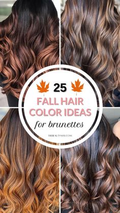 Fall Hair Colors For Women In Their 40s, Fall Hair Ombre Brunettes, Pretty Brown Hair Colors Fall, Fall Color Brunette Hair, Fall Trending Hair Colors, Fall Hair Tones For Brunettes, Fall Hair Color For Brunettes With Blue Eyes, Fall Hair With Dimension, Straight Fall Hair Color