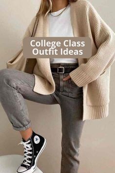 What To Wear To College, College Student Outfits, Shopping Fits, College Fall Outfits, College Class Outfits, Outfit Ideas College, Winter Outfits College, Class Outfits, College Class