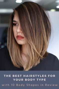 a woman with brown hair and red lipstick is looking off to the side while wearing a black shirt