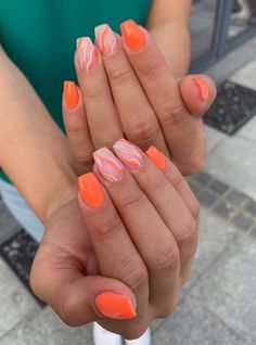 Nail Polish Ideas Easy, Beach Nail, Spring Break Nails