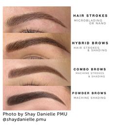 Vs Tattoo, Ombre Eyebrows, Types Of Eyebrows, Permanente Make-up, Eyebrow Design, Beauty Eyebrow, How To Grow Eyebrows, Eyebrow Makeup Tips