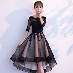 Evening Lace Dress With A-line Silhouette, Elegant Lace Tea Length Evening Dress, A-line Homecoming Dress With Lace Bodice, Elegant Lace Tea Length Party Dress, Elegant Lace Tea Length Dress For Party, Formal Lace Tea Length Dress, Evening Dress With Lace Trim For Prom, Elegant Evening Dress With Lace Trim For Prom, Formal Lace Tea-length Dress