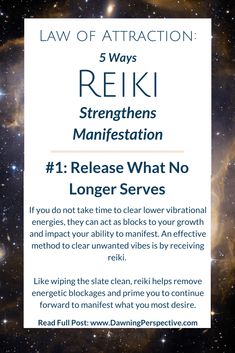 1 of 5 ways energy therapy supports your law of attraction and manifestation game. Read full post to read the 4 other benefits! Manifestation Game, What Is Reiki, Increase Intuition, Energy Therapy, Highest Self, Reiki Practitioner