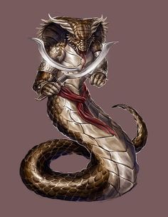 Dnd Yuan Ti, Yuan Ti, Creature Artwork, Dnd Monsters, High Fantasy, Arte Fantasy