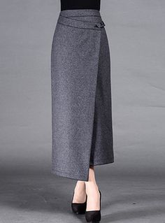 Skirts For Women High Quality Online Shop Free Shipping | Ezpopsy.com Skirt Asymmetrical, Textil Design, Denim Skirt Outfits, Retro Skirt, Pleat Skirt, Rock Outfit, Long Skirts For Women, Sewing Skirts, Long Skirts