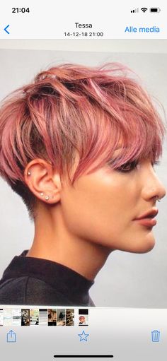 Shaved Pixie, Long Pixie Hairstyles, How To Cut Bangs, Long Pixie Cuts, Short Hairstyles For Thick Hair, Haircut Inspiration, Long Pixie, Short Pixie Cut