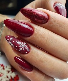 December Nails, Thanksgiving Nails, White Nail