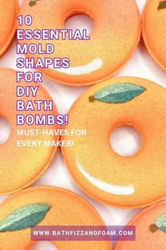 Ready to take your bath bomb game to the next level? Check out these top ten must-have mold shapes for your DIY creations! From hearts to stars, these molds will add a touch of excitement to your bath time routine. Get crafting today and elevate your bath bomb making experience! #diy #bathbombs #moldshapes" Fancy Donuts, Bath Boms, Solid Bubble Bath, Dessert Soap, Homemade Bubbles, Bath Fizz, Homemade Bath, Time Routine, Bath Bomb Recipes