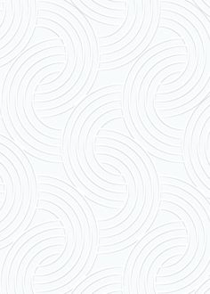 a white wallpaper with wavy lines and curves in the center, as well as an abstract