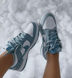 Dunk Low Blue, Shoes Quotes, Nike Shoes Girls, Nike Air Shoes, Baskets Nike