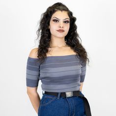 The All New FB County "Off The Shoulder" Crop Top. This top is made with our new lightweight, ultra soft and smooth, elastic proprietary fabric. This Crop Top comes in three sizes XS/S, M/L, XL/2XL. This product runs bigger than our crop tops and tube tops, order a size down if in between sizes. Style: Off The Shoulder Crop Top New Cotton Blend Fabric Lightweight Stretchy Comfortable on Skin "The Real OG Sh_t" Manufactured by FB County Model is 5'2 and is wearing a XS/S Fb County Charlie Brown, Fb County, Tube Tops, Shoulder Crop Top, Heather Black, Black Crop Tops, Tube Top, Black And Tan, Charlie Brown