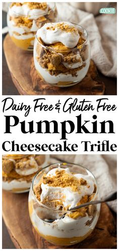 pumpkin cheesecake trifle is an easy dessert recipe