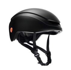 a black helmet is shown on a white background