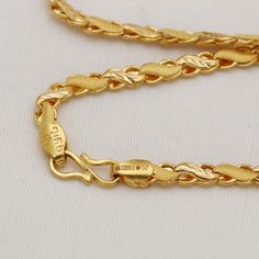 22k Gold Chain Necklace, Wedding Jewelry Indian, 22k Gold Chain, Real Gold Chains, Jewelry Indian, Jewellery Gift, Gold Chain Necklace, Indian Jewellery, 22k Gold