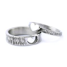 Vikings Jewelry-Vintage Simple Heart Matching Rings For Men Women Stainless Steel Gothic Jewelry Punk Black Couple Ring Valentine's Day Jewelry   Surface Width: 3mm,6mm   Style: Punk   Style: Stainless Steel Ring   Shape\pattern: Heart   Rings Type: Cocktail Ring   Ring Size: 7,8,9,10,11,12   Other Style: Fashion, Cool, Vintage, Biker, Viking, Nordic   Origin: 1005004779261251   Occasion: Party   Occasion: Wedding, Anniversary, Engagement, Gift , Party   Metals Type: Stainless Steel   Material: Heart Rings, Black Couple, Metallic Party, Couple Ring, How To Make Rings, Ring Shapes, Style Punk, Stainless Steel Ring, Viking Jewelry