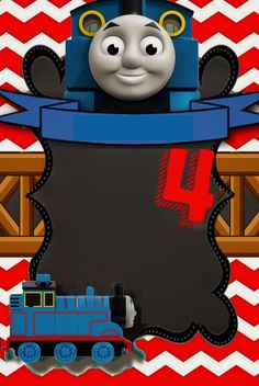 thomas the tank engine birthday card