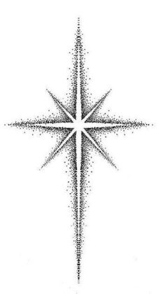 a black and white drawing of a star