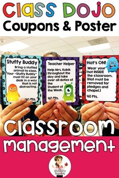 classroom management poster for class dojo coupons and posters