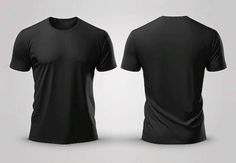 Black Plain Tshirt Template, Plain Black Tshirt Front And Back, Basic Black Unisex T-shirt, Black Plain T-shirt For Streetwear, Technical Black Short Sleeve T-shirt, Photoshop Tutorial Typography, Halloween Stuff, Photoshop Tutorial, Brownies