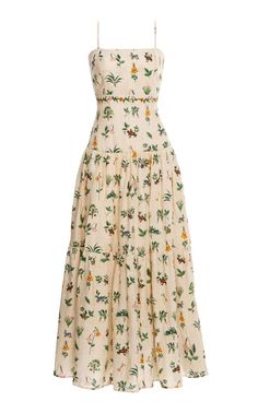 Francoise Hardy, Elegante Casual, Embroidered Maxi Dress, Linen Maxi Dress, Tiered Maxi Dress, Grace Kelly, Western Dresses, Midi Dress Sleeveless, Belle Epoque