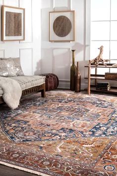 Keanan Rust 5' x 8' Rug - Rooms To Go Affordable Rugs, Diy Carpet, Rugs Usa, Buy Rugs, A Living Room, Traditional Area Rugs, Contemporary Rugs, Living Room Carpet, Decoration Design