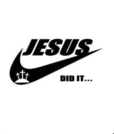 the logo for jesus did it