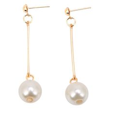 Pearl Drop Earrings Wedding, Material Earrings, Pearl Drop Earrings Gold, Korean Jewelry, Wedding Earrings Drop, Long Tassel Earrings, Trendy Earrings, Pearl Types, Earring Sale