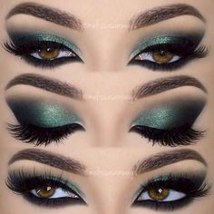 Machiaj Smokey Eyes, Trucco Smokey Eye, Smokey Eye Makeup Ideas, Eye Makeup Glitter, Eye Makeup Ideas, Cat Eye Makeup, Beauty Make-up