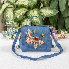 Hello! Welcome to my store! Wish you have a satisfying purchase！ When you have to think of a beautiful, meaningful, impressive gift for your lover, mother or friends then this will be the perfect choice for you! ⭐Don't hesitate to contact us if you have any questions! Thank you Embroidered doctor bag: ⭐The bag is handmade, each stage is meticulously cared for by skilled craftsmen. ⭐The bag is embroidered with very prominent, strange and beautiful ribbons. ⭐This Bags has 3 styles. 1/ Hand strap o Embroidered Backpack For Daily Use, Embroidered Shoulder Backpack For Daily Use, Embroidered Satchel With Double Handle, Embroidered Satchel Bag As A Gift, Embroidered Satchel Bag For Gift, Gift Satchel With Detachable Handle, Floral Embroidery Backpack For Everyday Use, Floral Embroidered Backpack For Daily Use, Everyday Floral Embroidery Backpack