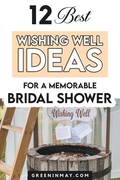 Discover charming bridal shower wishing well ideas that include thoughtful wishes and advice for the bride-to-be. Create a beautiful wishing well bridal shower setup with heartfelt messages and quotes for bridal shower cards. Perfect for adding a personal touch to any bridal shower celebration.