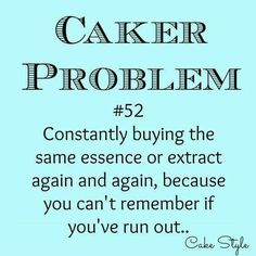 a blue background with the words caker problem 52