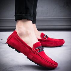 Leonardo Men's Loafers Luxury Shoes | Ultrasellershoes.com – Ultra Seller Shoes Red Casual Summer Loafers, Casual Red Slip-on Moccasins, Red Plain Toe Casual Loafers, Casual Red Plain Toe Loafers, Red Casual Moccasins With Branded Insole, Casual Red Moccasins With Branded Insole, Red Casual Slip-ons For Fall, Style Loafers, Modern Exterior House Designs